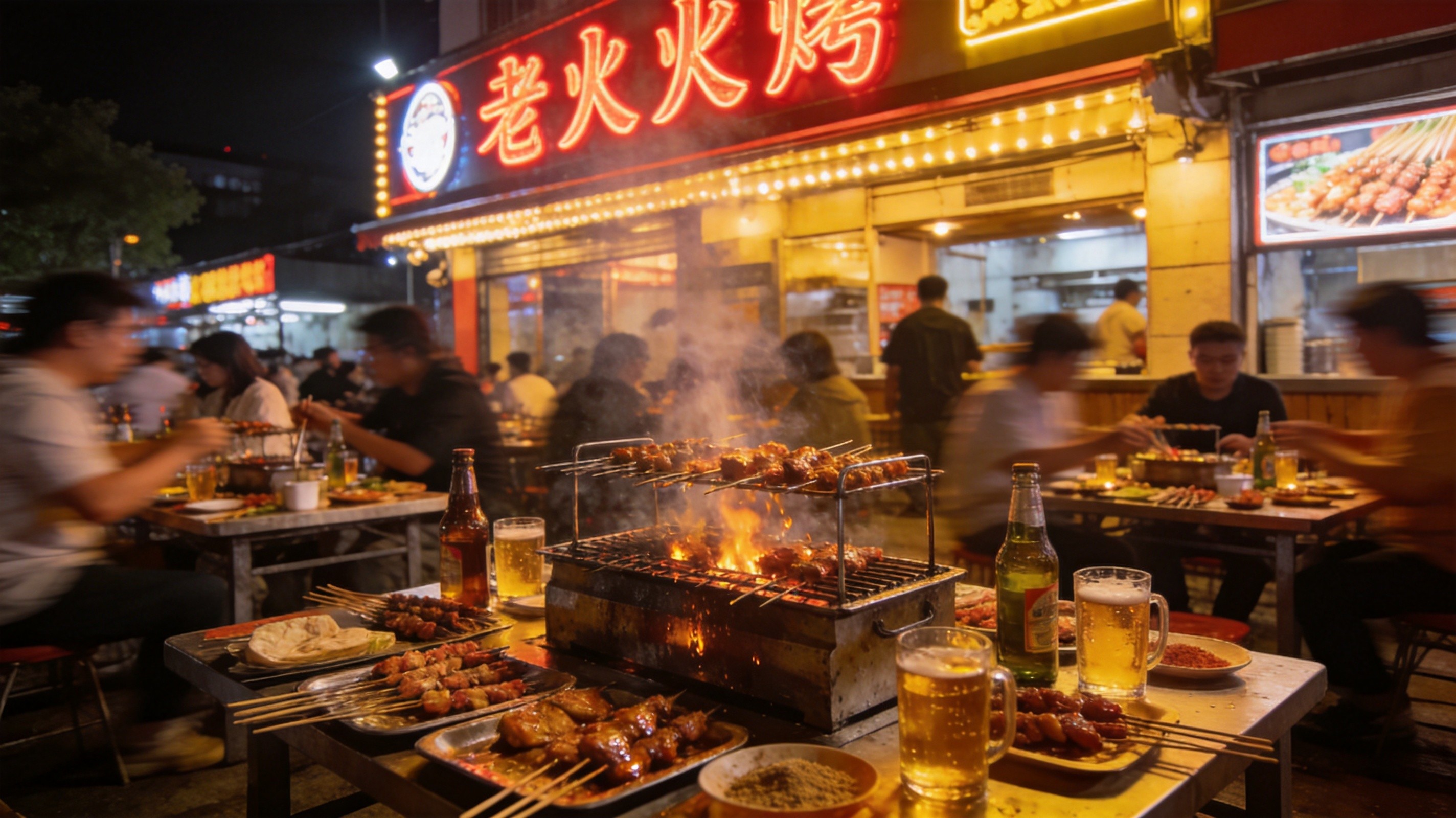 江津李姐串串香使用盛达扫码点餐系统